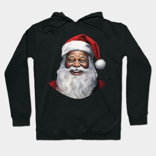 African American Santa Claus Hoodie